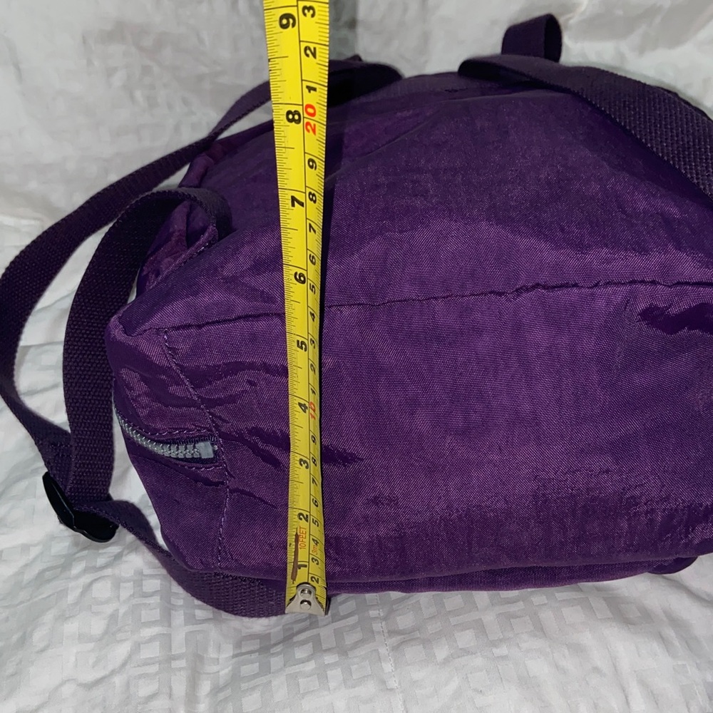 Like new Kipling Medium Backpack dark purple - image 8